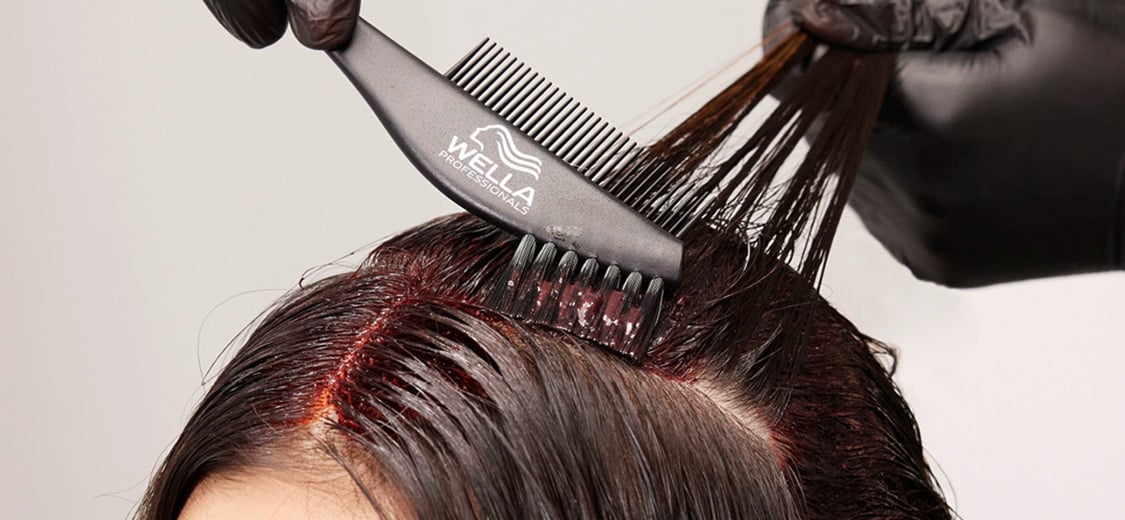 Wella Get the Look Cherry Melt step two